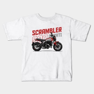 Ducati Scrambler 800 Icon - Red Kids T-Shirt